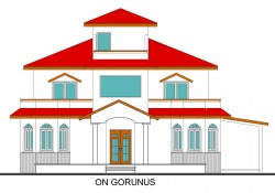 İki Villa Mimari Çizimi - Lefkoşa